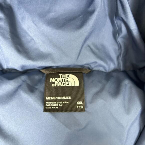 NWT Men's North Face Baltic Hoodie Insulated 600-Down Puffer Jacket XXL Blue B3 - Picture 10 of 11